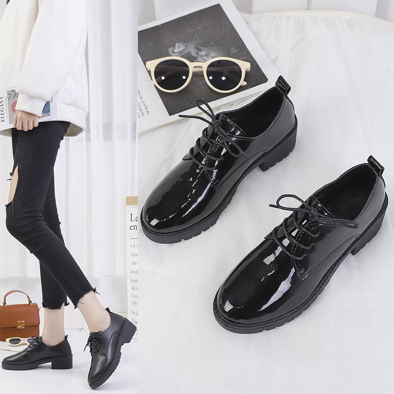 Loafers women s 2025 autumn new black small leather shoes thin low-heeled thick-heeled single shoes fashionable lace-up work shoes 40
Loafers women s 2025 autumn new black small leather shoes thin low-heeled thick-heeled single shoes fashionable lace-up work shoes 40