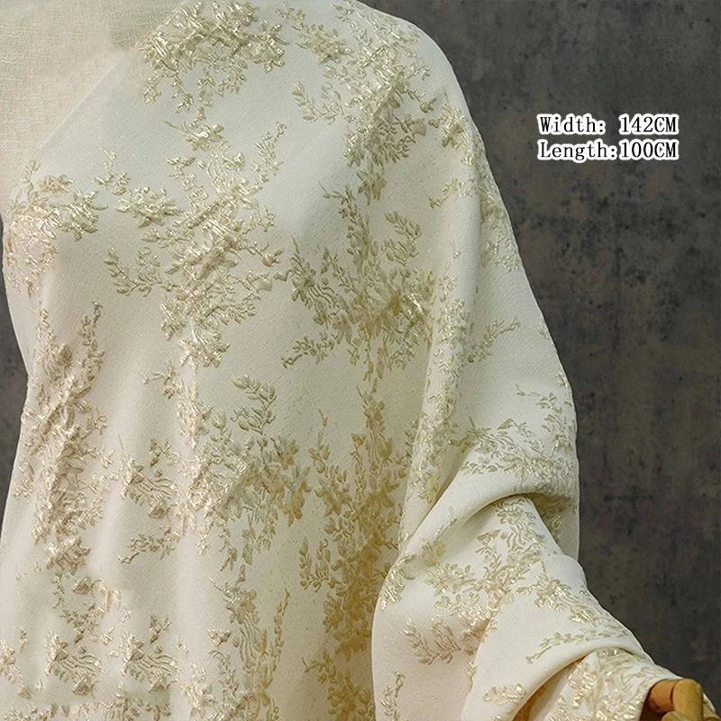 Floral Embossed Jacquard Fabric Palace Style High-quality Stunning Floral Design Yarn-dyed Fabric For Sewing Garments Dress 1M
Floral Embossed Jacquard Fabric Palace Style High-quality Stunning Floral Design Yarn-dyed Fabric For Sewing Garments Dress 1M