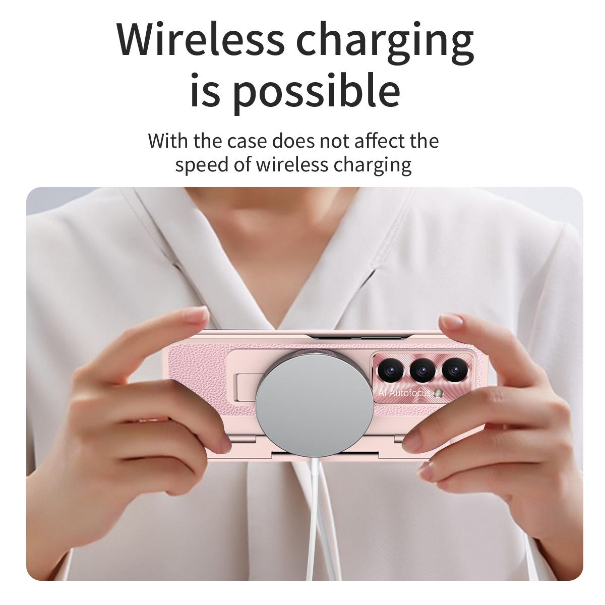 For Samsung Galaxy Z Fold7 5G Case Leather+PC Kickstand Phone Cover with Tempered Glass Film Gold+Blue 
For Samsung Galaxy Z Fold7 5G Case Leather+PC Kickstand Phone Cover with Tempered Glass Film Gold+Blue