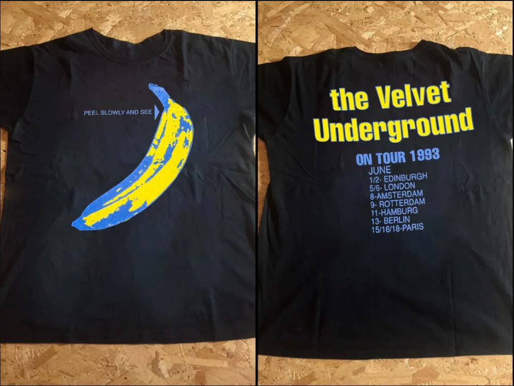 Vintage 1993 The Velvet Underground Peel Slowly And See T-Shirt Unisex T-Shirt XL
Vintage 1993 The Velvet Underground Peel Slowly And See T-Shirt Unisex T-Shirt XL