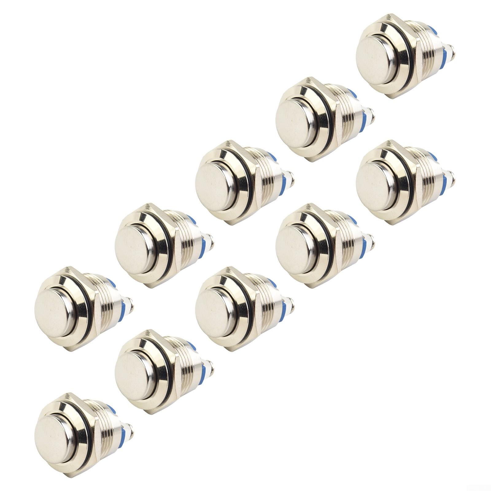 Водонепроникні кнопкові перемикачі, 10 шт., металеві з високим круглим рупором
Водонепроникні кнопкові перемикачі, 10 шт., металеві з високим круглим рупором