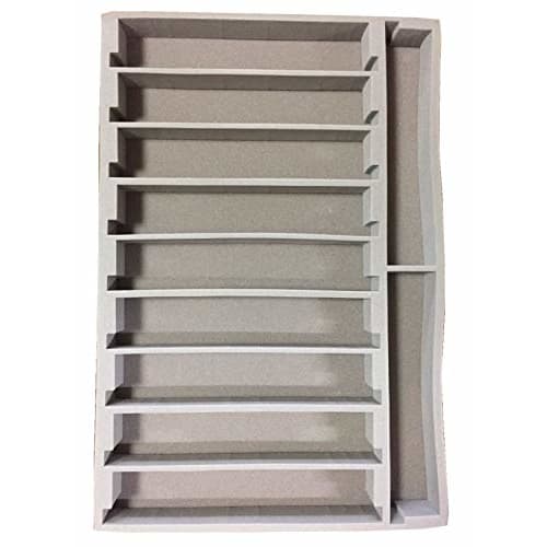 Logifact MIWA A4 Book-Type N Gauge Train Storage Case, Replacement for 11 Cars, Urethane Insole, Gray, 296mm x 201mm x 20mm, MO004
Logifact MIWA A4 Book-Type N Gauge Train Storage Case, Replacement for 11 Cars, Urethane Insole, Gray, 296mm x 201mm x 20mm, MO004