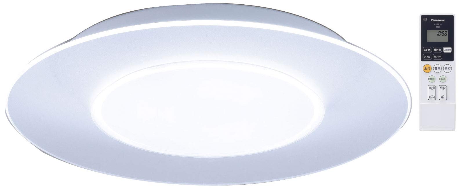 Panasonic LED ceiling light AIR PANEL LED type with remote control tatami standard model dimming/toning ~12 HH-CF1292A
Panasonic LED ceiling light AIR PANEL LED type with remote control tatami standard model dimming/toning ~12 HH-CF1292A