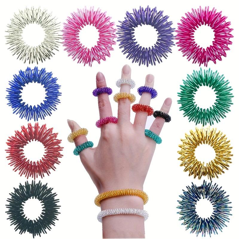 5Pcs/Pack Spiky Sensory Fidget Ring Toys for Children Adult Massager Hand Acupressure Finger Ring Toy Massage Circle Kids Gift
5Pcs/Pack Spiky Sensory Fidget Ring Toys for Children Adult Massager Hand Acupressure Finger Ring Toy Massage Circle Kids Gift