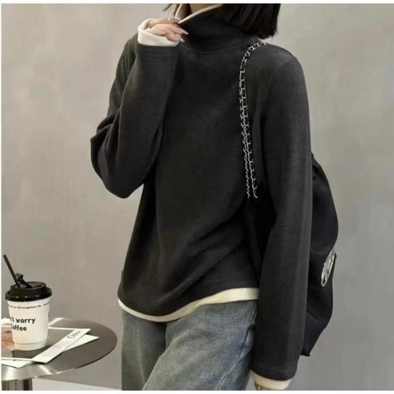 2024 Премиум 280г Двусторонняя рубашка из немецкого бархата с высоким воротником для женщин - Осень/Зима, облегающий крой, для ношения на открытом воздухе, утолщенный верх XL темно-серого
2024 Премиум 280г Двусторонняя рубашка из немецкого бархата с высоким воротником для женщин - Осень/Зима, облегающий крой, для ношения на открытом воздухе, утолщенный верх XL темно-серого