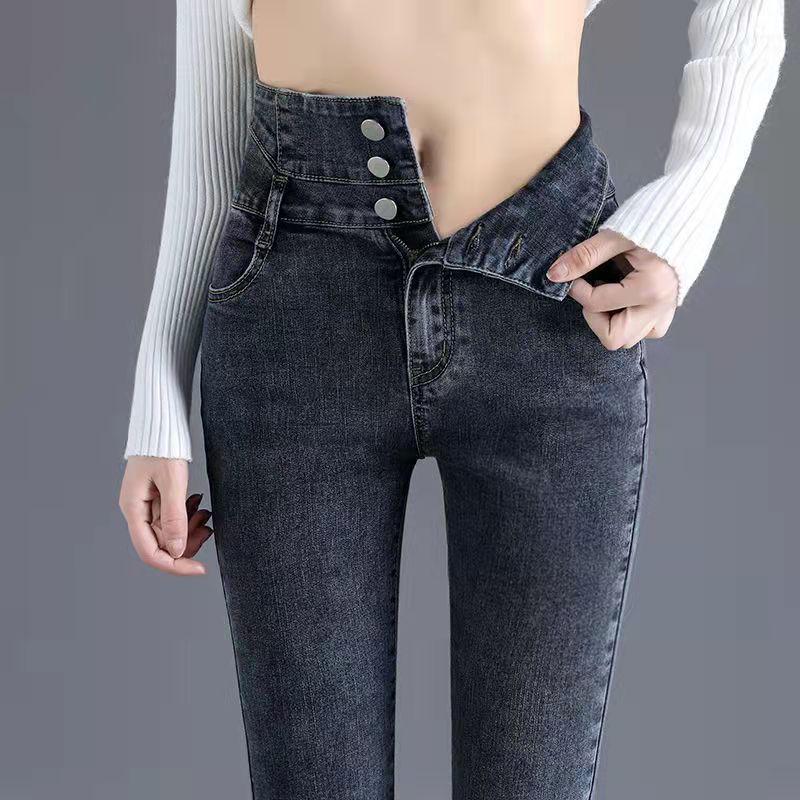 Women s Black High-Waisted Velvet Skinny Jeans - Slimming & Stretchy, Thickened for 2025 Autumn/Winter 31
Women s Black High-Waisted Velvet Skinny Jeans - Slimming & Stretchy, Thickened for 2025 Autumn/Winter 31