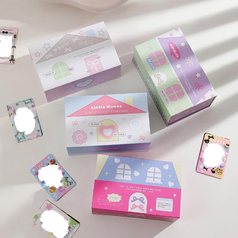 Kawaii 3 Inch House Series Kpop Photocards Toploader Collect Box Small Cards Storage Box Classification Box Candleware green
Kawaii 3 Inch House Series Kpop Photocards Toploader Collect Box Small Cards Storage Box Classification Box Candleware green