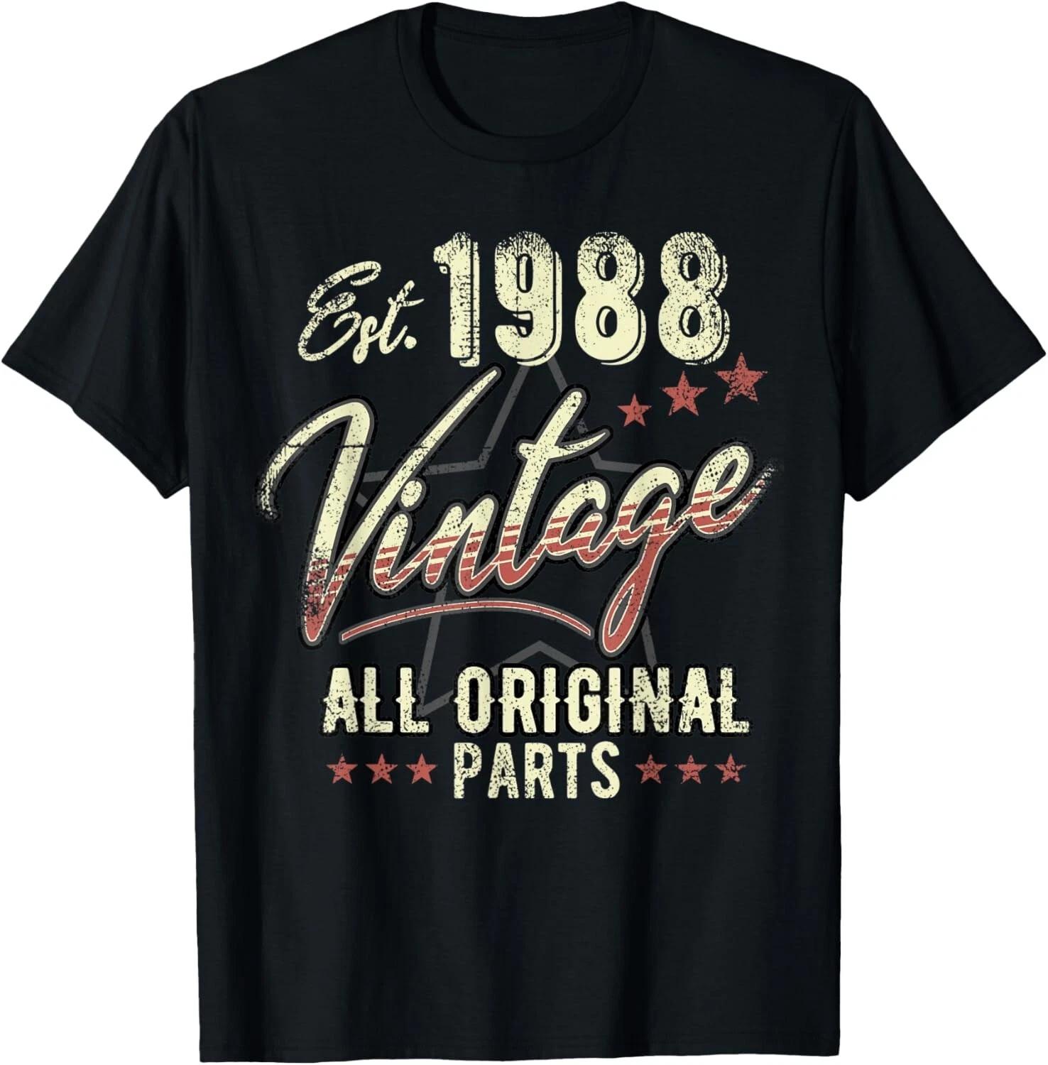 est 1988 Vintage Original Parts 1988 Birthday Gift Unisex T-Shirt S
est 1988 Vintage Original Parts 1988 Birthday Gift Unisex T-Shirt S