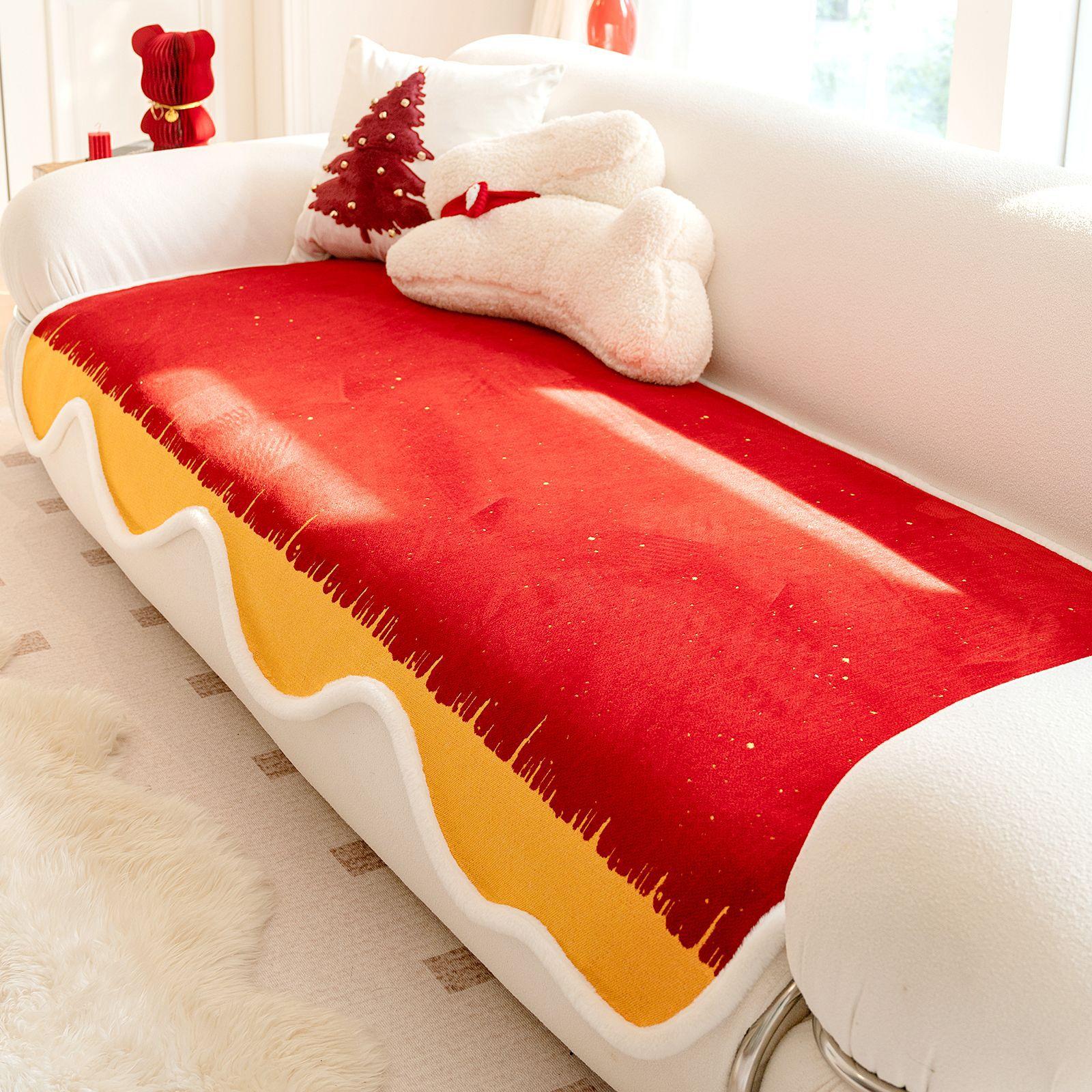 Red New Year Sofa Cushion Autumn And Winter New Chenille Festive Atmosphere Non-Slip Special-Shaped Straight Row Seat Cushion 90*90cm
Red New Year Sofa Cushion Autumn And Winter New Chenille Festive Atmosphere Non-Slip Special-Shaped Straight Row Seat Cushion 90*90cm