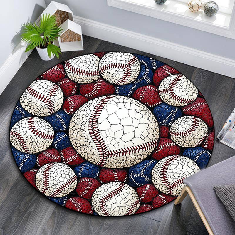 Baseball Artwork Round Area Rug,Carpet Rug for Living Room Bedroom Sofa Playroom Decor,Non-slip Floor Mat 80cmx80cm
Baseball Artwork Round Area Rug,Carpet Rug for Living Room Bedroom Sofa Playroom Decor,Non-slip Floor Mat 80cmx80cm