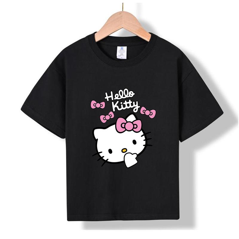 MC-87 MINISO 2026 Summer Kids 100% Cotton Hello Kitty T-Shirt Cute Pink Bow Character Short Sleeve Tee for Girls 100
MC-87 MINISO 2026 Summer Kids 100% Cotton Hello Kitty T-Shirt Cute Pink Bow Character Short Sleeve Tee for Girls 100