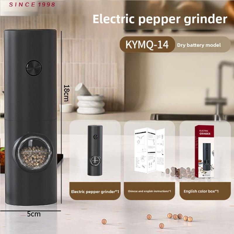 Electric Pepper Grinder Adjustable Coarseness Kitchen Food Grinder Wireless Rechargeable Automatic Salt And Pepper Grinder
Electric Pepper Grinder Adjustable Coarseness Kitchen Food Grinder Wireless Rechargeable Automatic Salt And Pepper Grinder