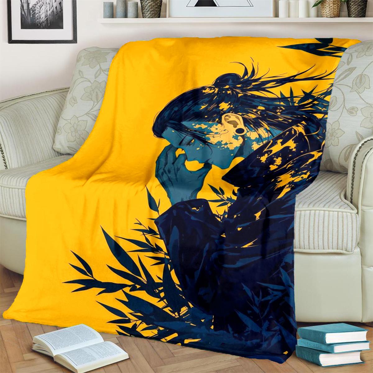 Flannel Jujutsu Kaisen Blanket Warm Comfortable Print for Bedrooms, Sofas, Beds, Chairs, Picnics, Travel 75x90cm
Flannel Jujutsu Kaisen Blanket Warm Comfortable Print for Bedrooms, Sofas, Beds, Chairs, Picnics, Travel 75x90cm
