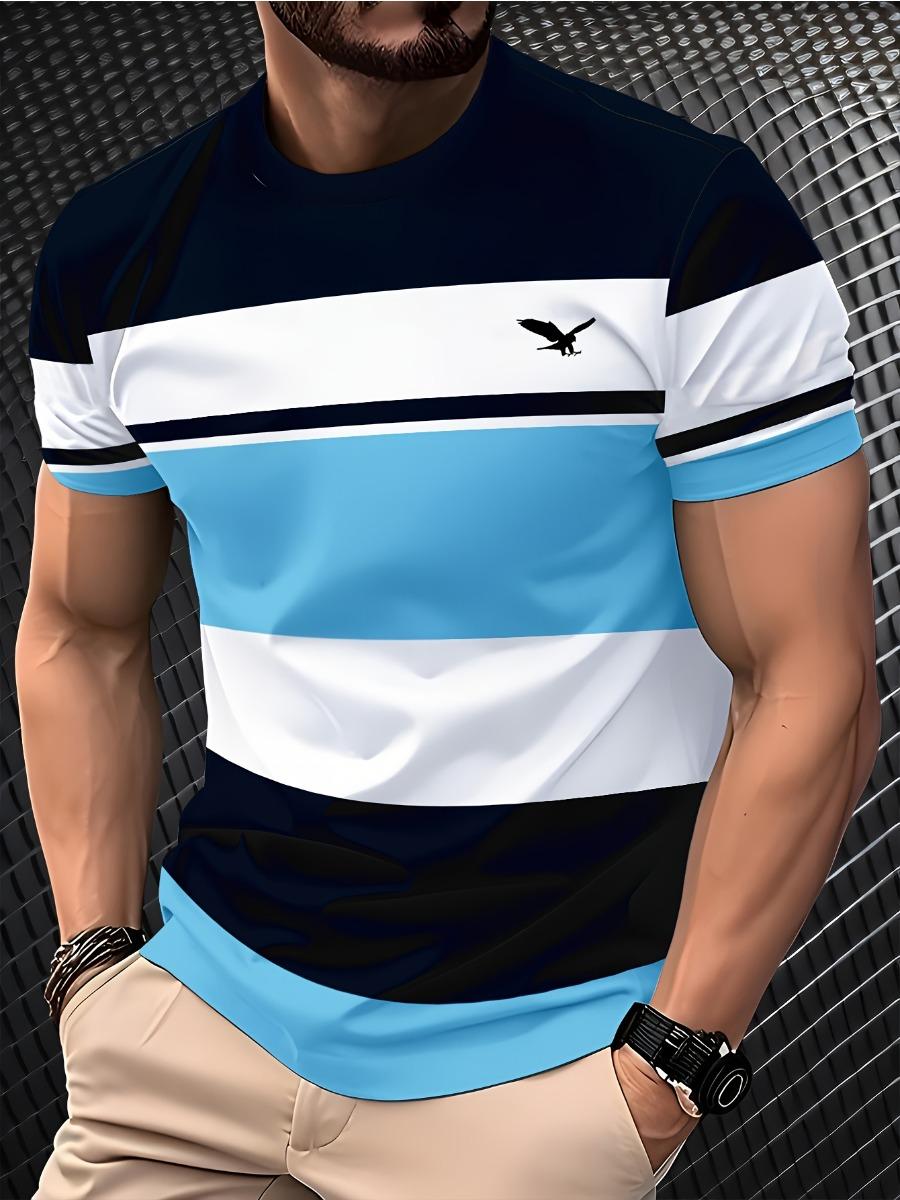 Summer Outdoor Men s T-shirt Casual Round Neck Short Sleeve Top Striped Printed Style OverSize Loose Men s Clothing 6XL
Summer Outdoor Men s T-shirt Casual Round Neck Short Sleeve Top Striped Printed Style OverSize Loose Men s Clothing 6XL