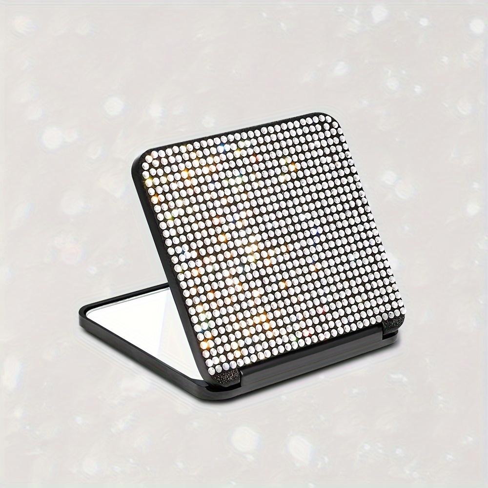 Sparkling Rhinestone Portable Folding Makeup Mirror - Dual-Sided, Square Design for Purses & Handbags, No Battery Needed
Sparkling Rhinestone Portable Folding Makeup Mirror - Dual-Sided, Square Design for Purses & Handbags, No Battery Needed