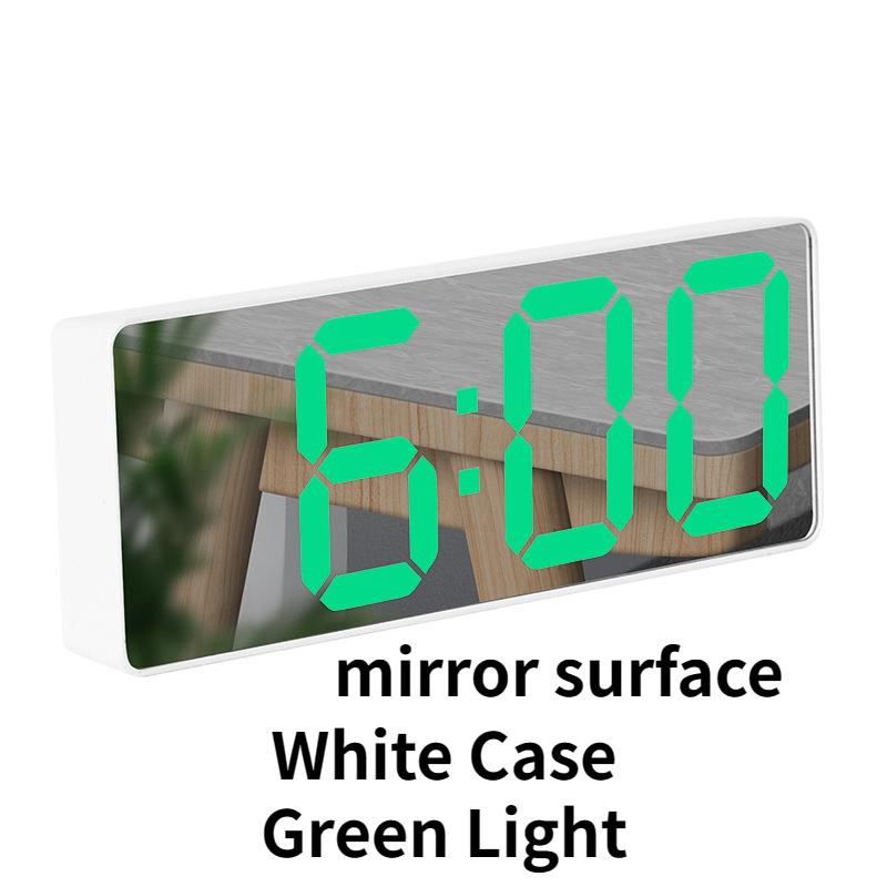 Светодиодный электронный будильник, настольные прикроватные цифровые часы, простой стиль, часы для спальни, украшение стола, офисные украшения 1PCS CLOCK I