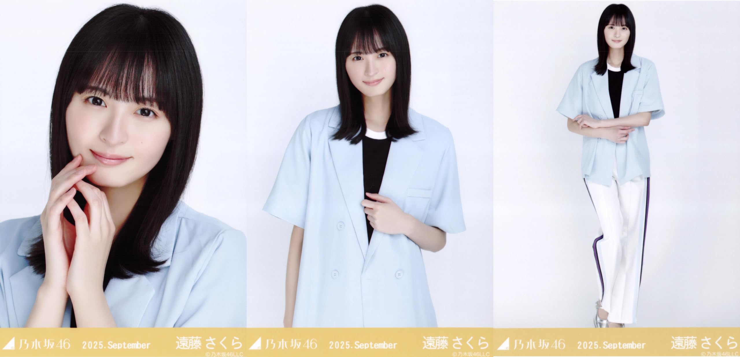 Nogizaka46 Сырое фото Летний пиджак Набор из 3 предметов Сакура Эндо
Nogizaka46 Сырое фото Летний пиджак Набор из 3 предметов Сакура Эндо