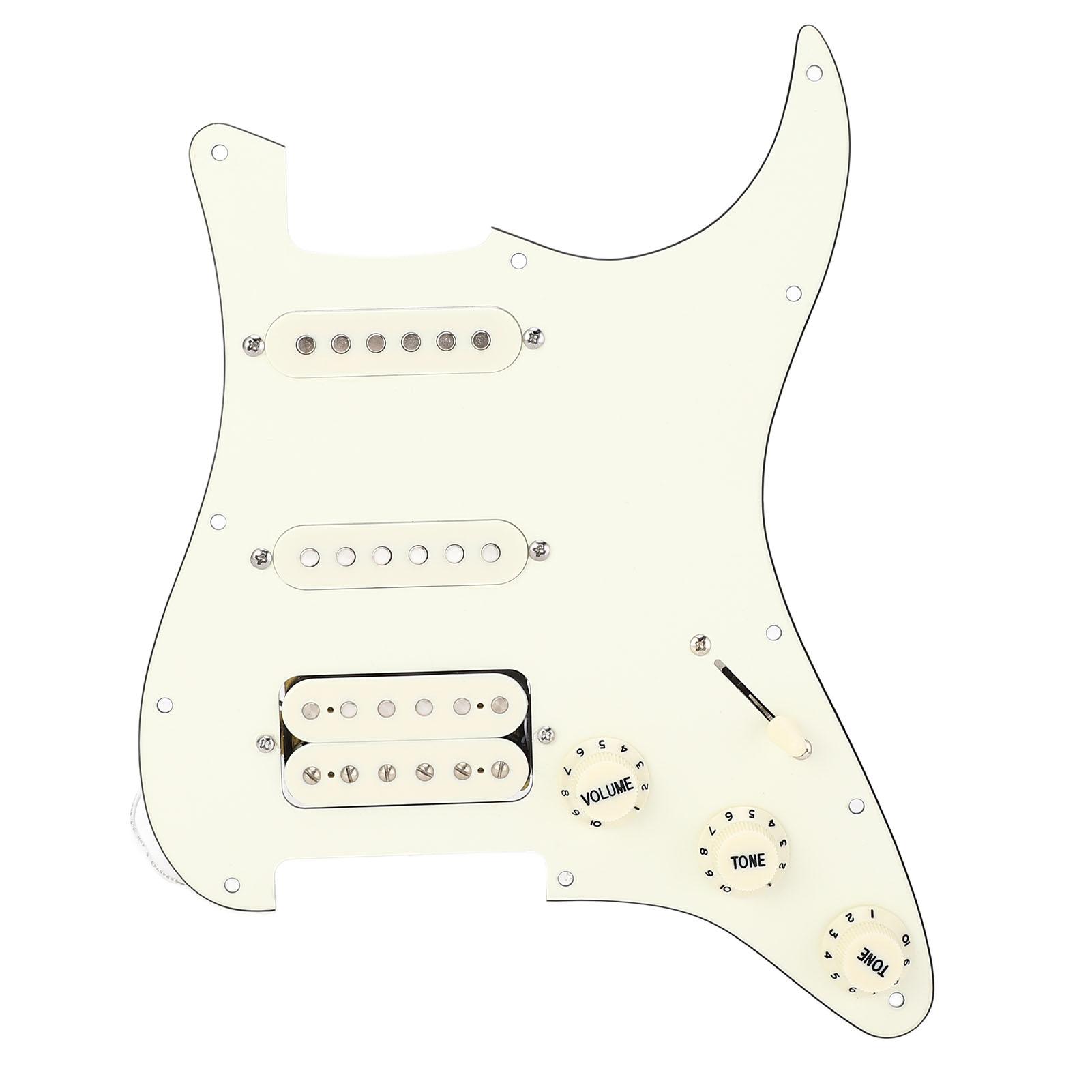 11 Hole SSH Pre Wired Guitar Loaded Pickguard Replacement Set for FD ST Electric Guitar
11 Hole SSH Pre Wired Guitar Loaded Pickguard Replacement Set for FD ST Electric Guitar
