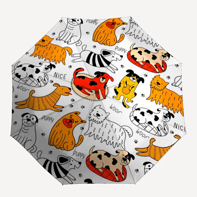 1pc Dogs Puppies Automatic Open/Close Umbrella, Windproof, Folding Compact Umbrella with Lightweight Design for Women/Men106
1pc Dogs Puppies Automatic Open/Close Umbrella, Windproof, Folding Compact Umbrella with Lightweight Design for Women/Men106