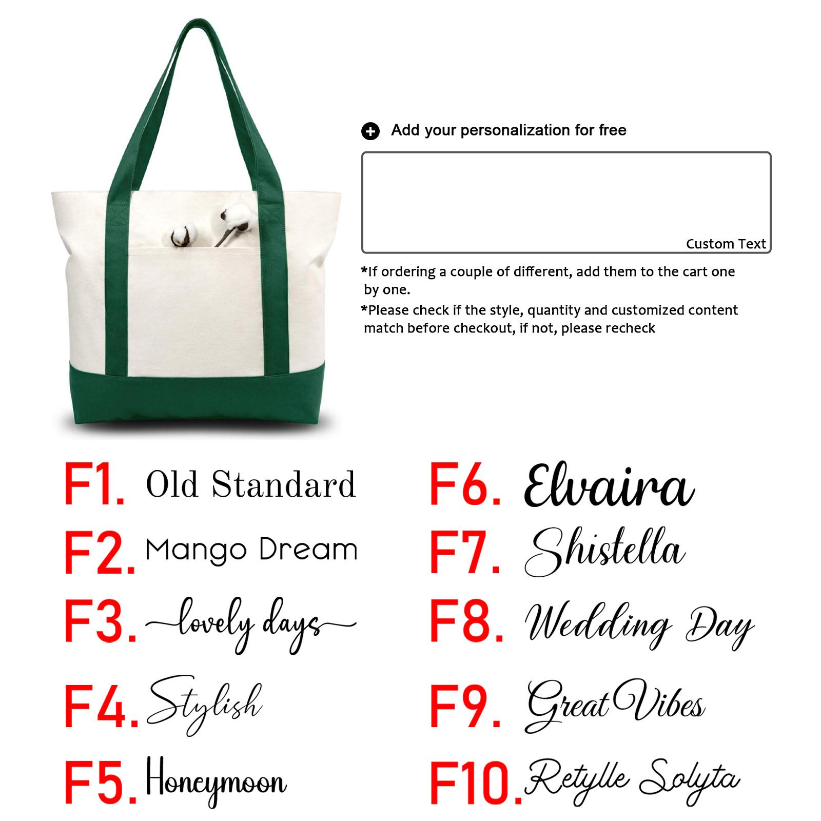 One piece, personalized shopping tote bag, bridesmaid tote bag, bridal party tote bag (large) фарби люмінесцентні зелений колір
One piece, personalized shopping tote bag, bridesmaid tote bag, bridal party tote bag (large) фарби люмінесцентні зелений колір