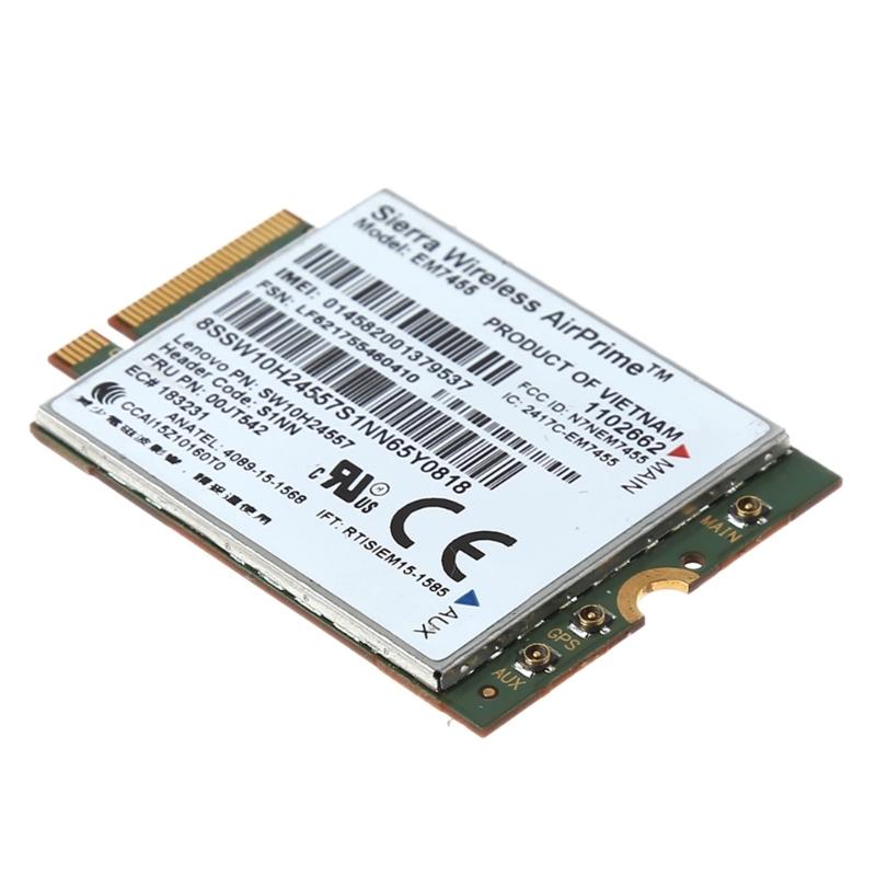 Карта 4G LTE WWAN для бездротової мережі Airprime EM7455 GOBI6000 FRU:S1NN для P70 P50 P50s T560 1 Carbon 1 планшет 1 Yoga
Карта 4G LTE WWAN для бездротової мережі Airprime EM7455 GOBI6000 FRU:S1NN для P70 P50 P50s T560 1 Carbon 1 планшет 1 Yoga
