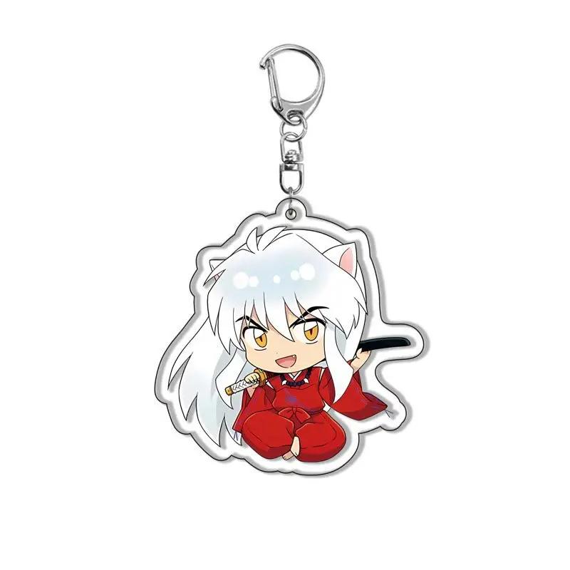 Fashion Anime Keychains Cartoon Figures Higurashi Kagome Sesshoumaru Miroku Acrylic Keyring Collection Accessories Gift
Fashion Anime Keychains Cartoon Figures Higurashi Kagome Sesshoumaru Miroku Acrylic Keyring Collection Accessories Gift