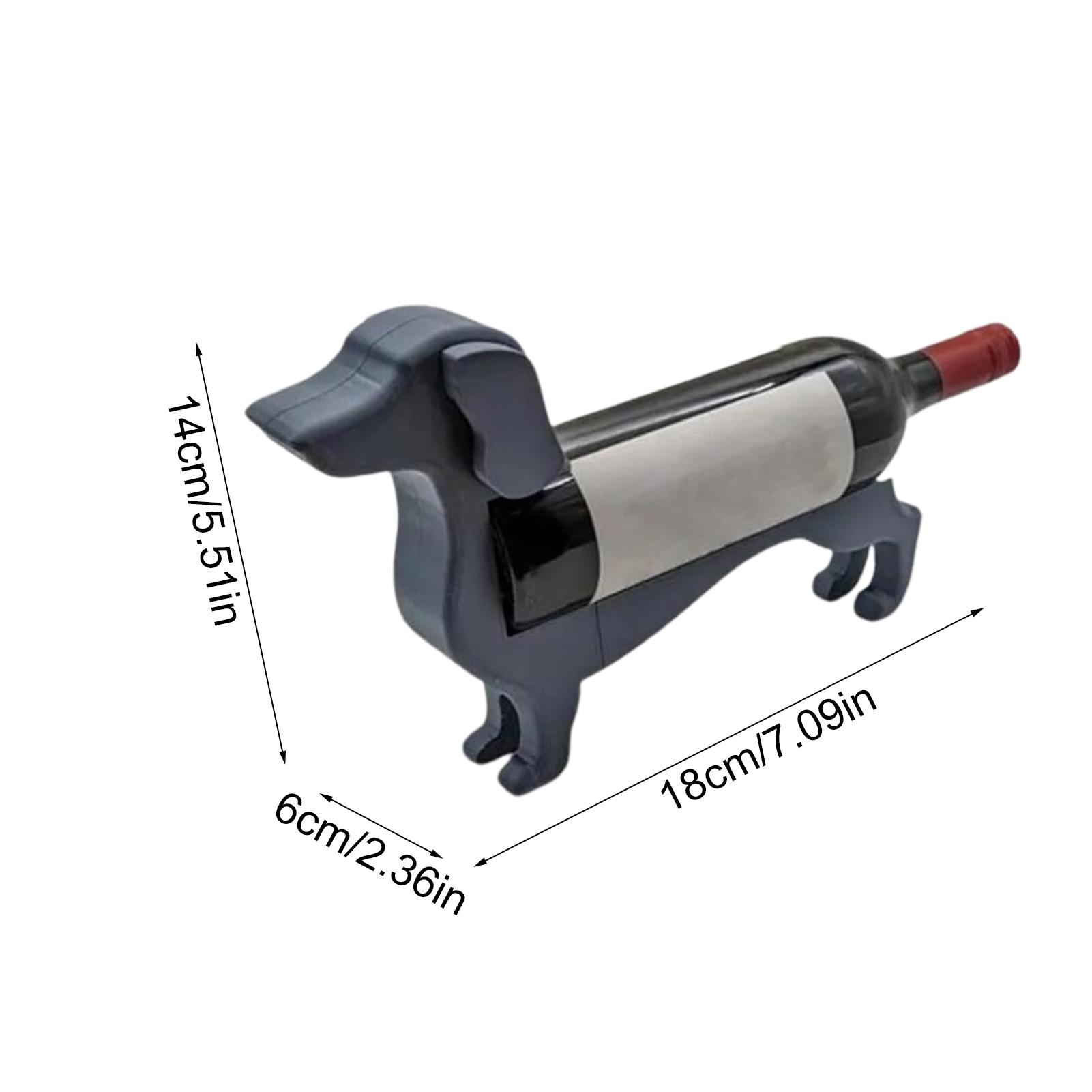 Single Wine Bottle Holder Dog Decorative Tabletop Wine Rack Dachshund Dog Wine Holder Unique Home Bar Decor Novelty чёрный
Single Wine Bottle Holder Dog Decorative Tabletop Wine Rack Dachshund Dog Wine Holder Unique Home Bar Decor Novelty чёрный