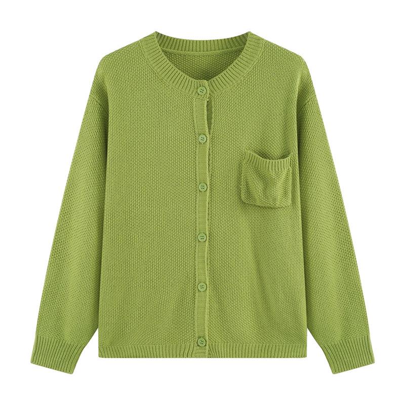 2025 Autumn/Winter Retro Artistic Loose Knit Cardigan for Women with Round Neck - European & American Style 5XL жовтий/зелений
2025 Autumn/Winter Retro Artistic Loose Knit Cardigan for Women with Round Neck - European & American Style 5XL жовтий/зелений