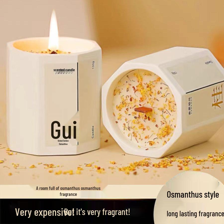 Osmanthus Scented Candle - Long-Lasting Aroma, Niche Indoor Fragrance, Low-Temp Essential Oil, Gift-Ready for a High-End Atmosphere.
Osmanthus Scented Candle - Long-Lasting Aroma, Niche Indoor Fragrance, Low-Temp Essential Oil, Gift-Ready for a High-End Atmosphere.
