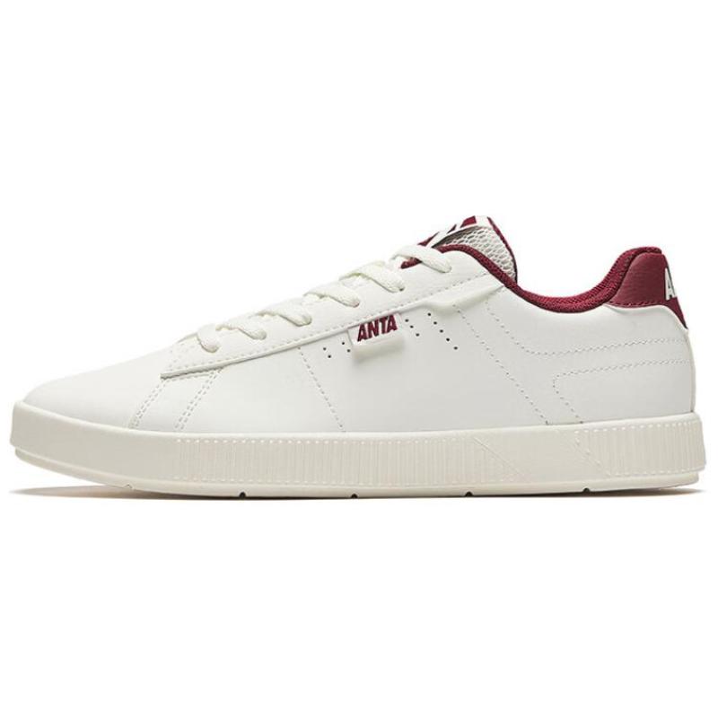 Anta Abrasion Resistant Breathable Low top Skateboard Shoes Women s White Red Sneakers 36
Anta Abrasion Resistant Breathable Low top Skateboard Shoes Women s White Red Sneakers 36