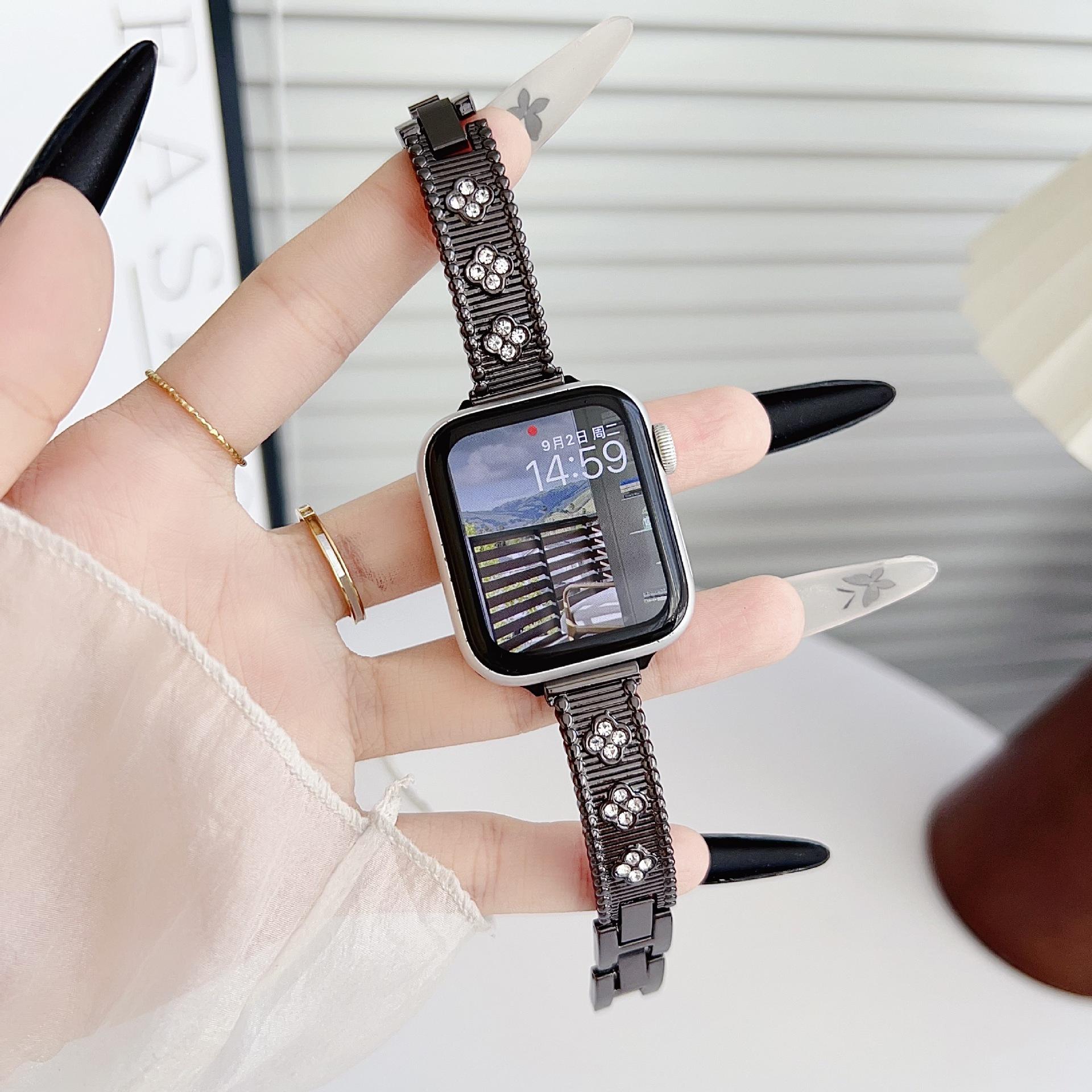 Для Apple ApplewatchS10 Ланцюжок для годинника iwatch98765SE Металевий браслет-ремінець Конюшина applicable: huawei watch4pro-48mm чорний
Для Apple ApplewatchS10 Ланцюжок для годинника iwatch98765SE Металевий браслет-ремінець Конюшина applicable: huawei watch4pro-48mm чорний