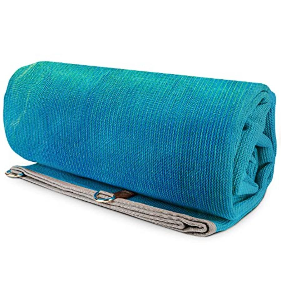 Sand-Free Outdoor Rug for Beach RV Picnics - Water-Resistant Anti-Fade Military-Grade Reversible Camping Mat with Travel Bag -
Sand-Free Outdoor Rug for Beach RV Picnics - Water-Resistant Anti-Fade Military-Grade Reversible Camping Mat with Travel Bag -