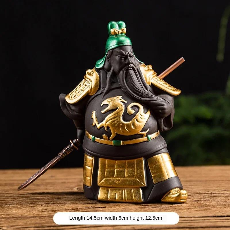 Wu Caishen Guan Gong Lord Guan The Second Purple Sand Tea Ornaments Boutique Tea Table Decoration Tea Pet
Wu Caishen Guan Gong Lord Guan The Second Purple Sand Tea Ornaments Boutique Tea Table Decoration Tea Pet
