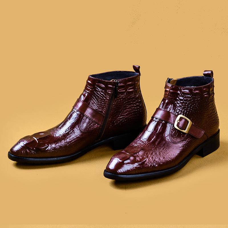 Ботинки Martin мужские кожаные ботинки из крокодиловой кожи с высоким берцем, британские кожаные ботинки на молнии 42
Ботинки Martin мужские кожаные ботинки из крокодиловой кожи с высоким берцем, британские кожаные ботинки на молнии 42