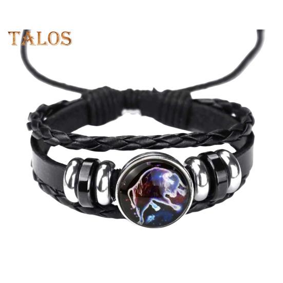 Унісекс Браслет Constellation Багатошарова плетена штучна шкіра Регульований сплав Сяйво вночі Астрологія Ювелірні вироби Обійми Удачі Внутрішній мир Taurus
Унісекс Браслет Constellation Багатошарова плетена штучна шкіра Регульований сплав Сяйво вночі Астрологія Ювелірні вироби Обійми Удачі Внутрішній мир Taurus