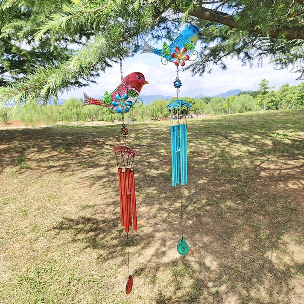 Bird Shaped Garden Wind Chimes Iron + Glass Garden Pendant New Wind Chime Decorations Garden
Bird Shaped Garden Wind Chimes Iron + Glass Garden Pendant New Wind Chime Decorations Garden