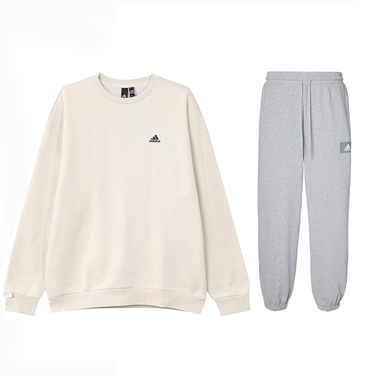 Adidas Comfortable Long Sleeve Pullover Sweatshirt Solid Color Drawstring Cuffed Pants Casual Sports Set Men Sets IV7598+HE4341 XL
Adidas Comfortable Long Sleeve Pullover Sweatshirt Solid Color Drawstring Cuffed Pants Casual Sports Set Men Sets IV7598+HE4341 XL