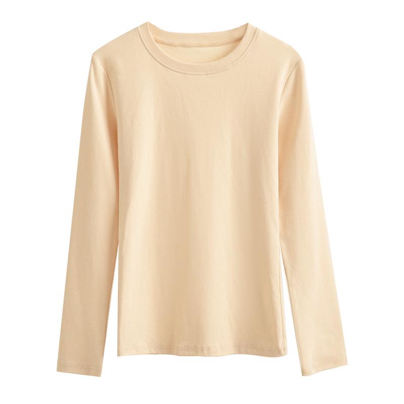 Women s Coffee Round Neck Slim Fit Long Sleeve T-Shirt - Solid Color, Tight-Fitting Base Layer for Spring and Autumn. 2XL (Weight 125-140) абрикосовий
Women s Coffee Round Neck Slim Fit Long Sleeve T-Shirt - Solid Color, Tight-Fitting Base Layer for Spring and Autumn. 2XL (Weight 125-140) абрикосовий
