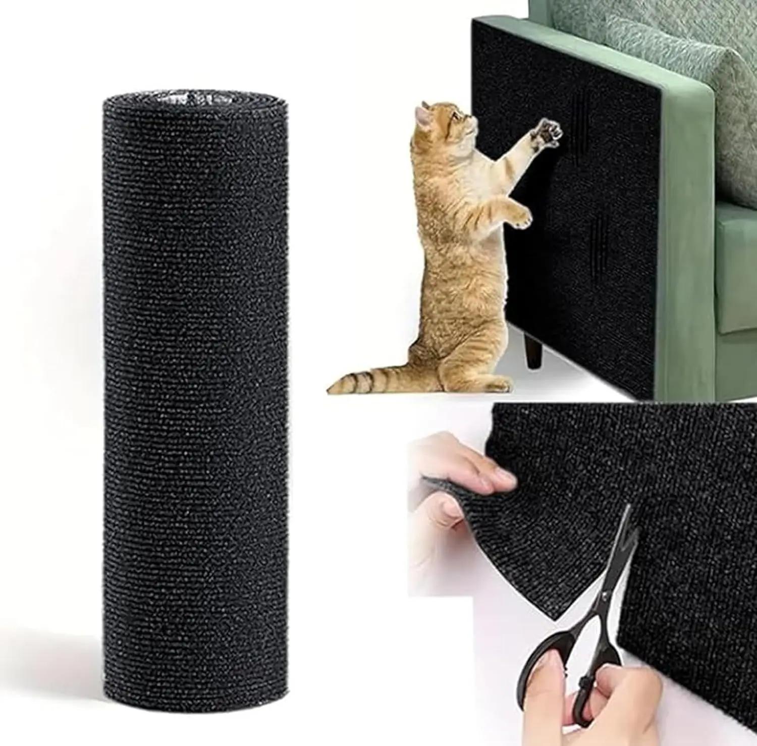 Sturdy Sisal Cat Scratching Mat Self Adhesive Customizable Scratch Pad Protects Couch Sofa Carpet Durable Furniture Protector чорний
Sturdy Sisal Cat Scratching Mat Self Adhesive Customizable Scratch Pad Protects Couch Sofa Carpet Durable Furniture Protector чорний