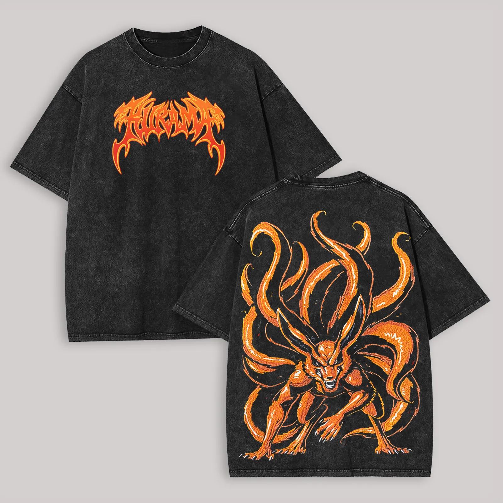 Kurama T Shirt Naruto Men Acid Wash Back Print Nine Tails Anime Graphic Cotton Streetwear Metal Logo Bijuu Vintage Bootleg Tee M
Kurama T Shirt Naruto Men Acid Wash Back Print Nine Tails Anime Graphic Cotton Streetwear Metal Logo Bijuu Vintage Bootleg Tee M