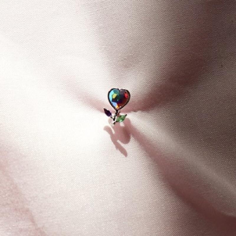 Crystal Flower Surgical Piercing Bar length 6mm (standard)
Crystal Flower Surgical Piercing Bar length 6mm (standard)