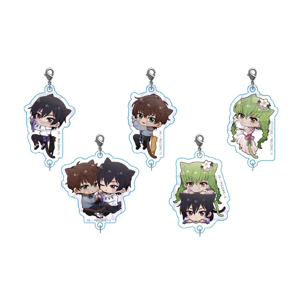 Code Lelouch of the Rebellion Hitsukinyan Trading Tsunagaru Charms Box of 5 Geass - ver. -
Code Lelouch of the Rebellion Hitsukinyan Trading Tsunagaru Charms Box of 5 Geass - ver. -