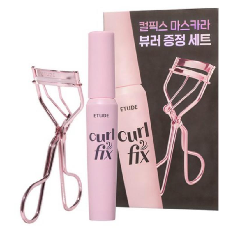 Etude Curl Fix Mascara 8g + Eyelash Curler Set (Gray Brown)
Etude Curl Fix Mascara 8g + Eyelash Curler Set (Gray Brown)