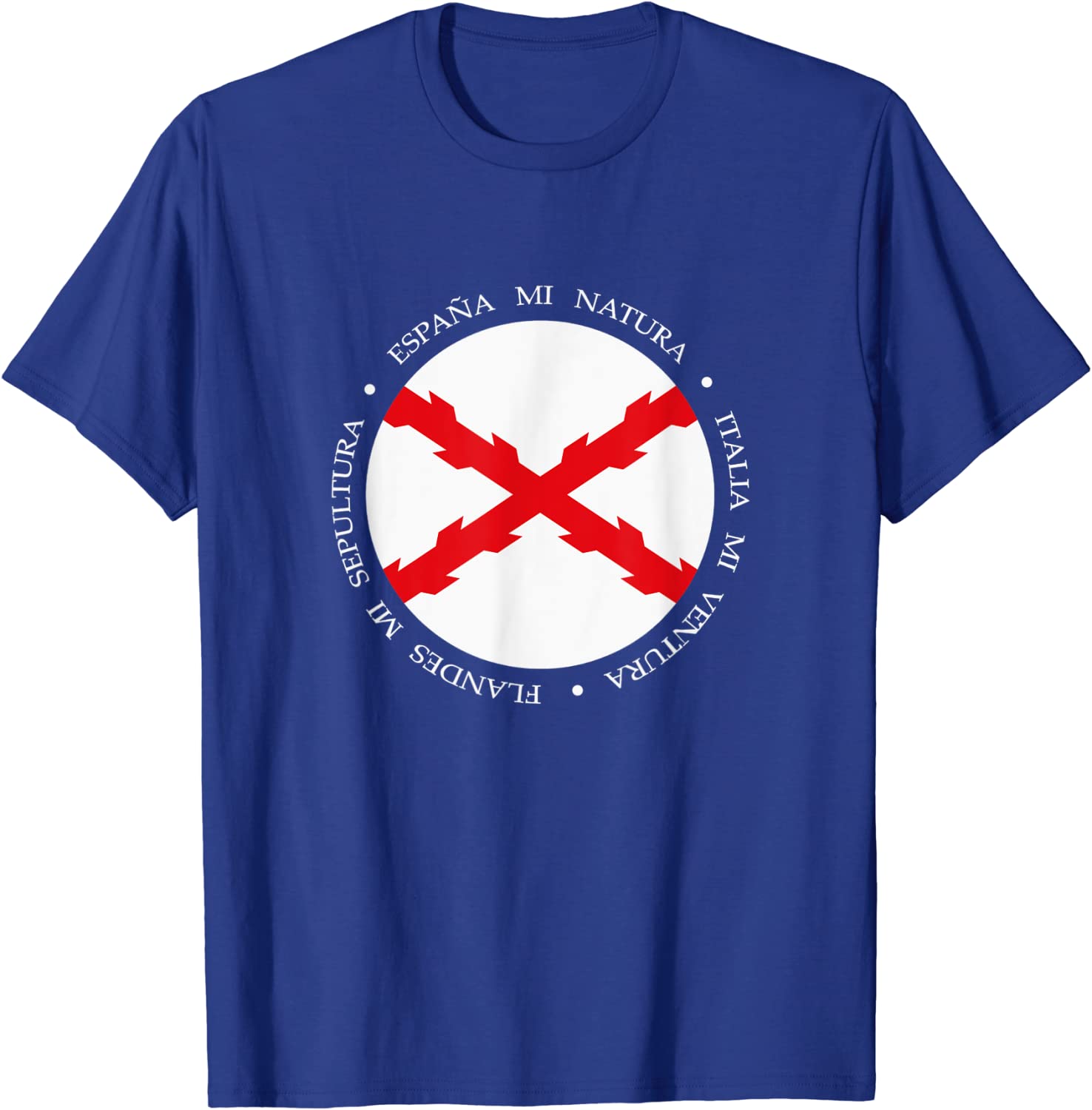 Bandera De Los Tercios De España Con Su Lema Para Flandes Men T-Shirt Short Sleeve Casual 100% Cotton O-Neck Shirt S
Bandera De Los Tercios De España Con Su Lema Para Flandes Men T-Shirt Short Sleeve Casual 100% Cotton O-Neck Shirt S