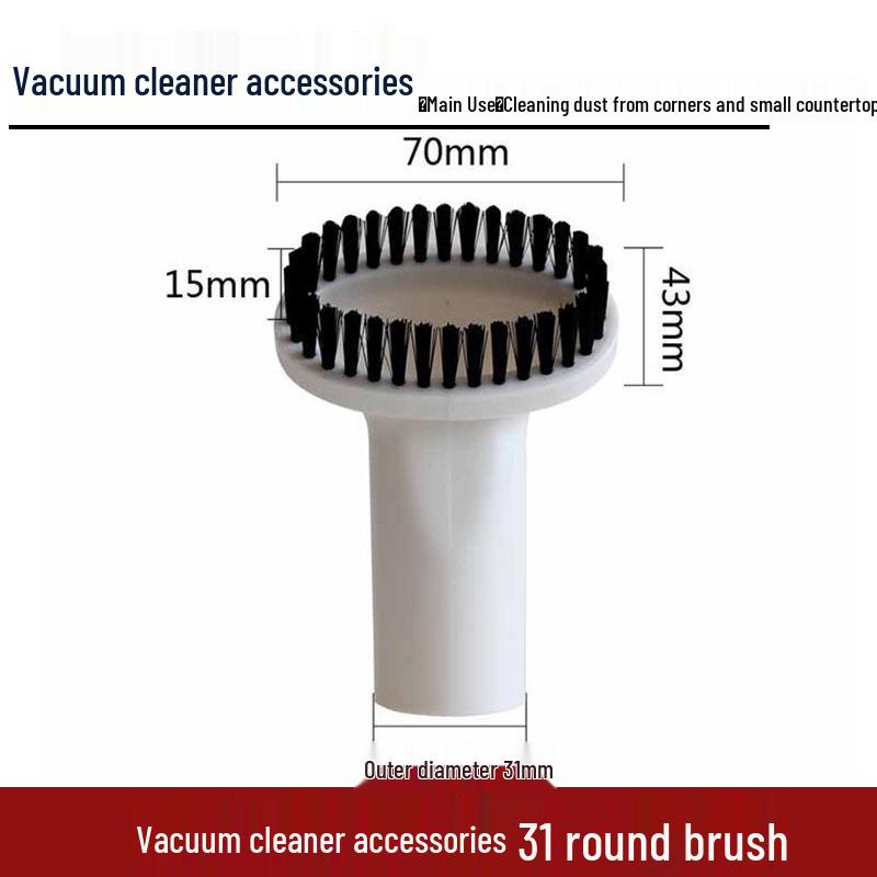 Japanese Household Vacuum Cleaner Accessories: 31mm Oval Suction Brush Head Cleaning
Japanese Household Vacuum Cleaner Accessories: 31mm Oval Suction Brush Head Cleaning