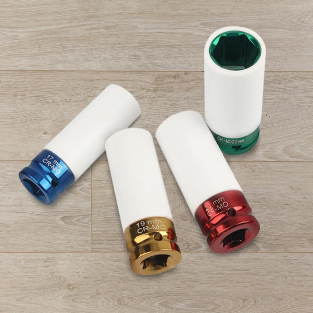 4/5pcs Impact Socket 15/17/19/21/22mm Hole Colorful Tire Protection Repair Disassembly Tool for Deep Impact Nut Driver Hand Tool
4/5pcs Impact Socket 15/17/19/21/22mm Hole Colorful Tire Protection Repair Disassembly Tool for Deep Impact Nut Driver Hand Tool