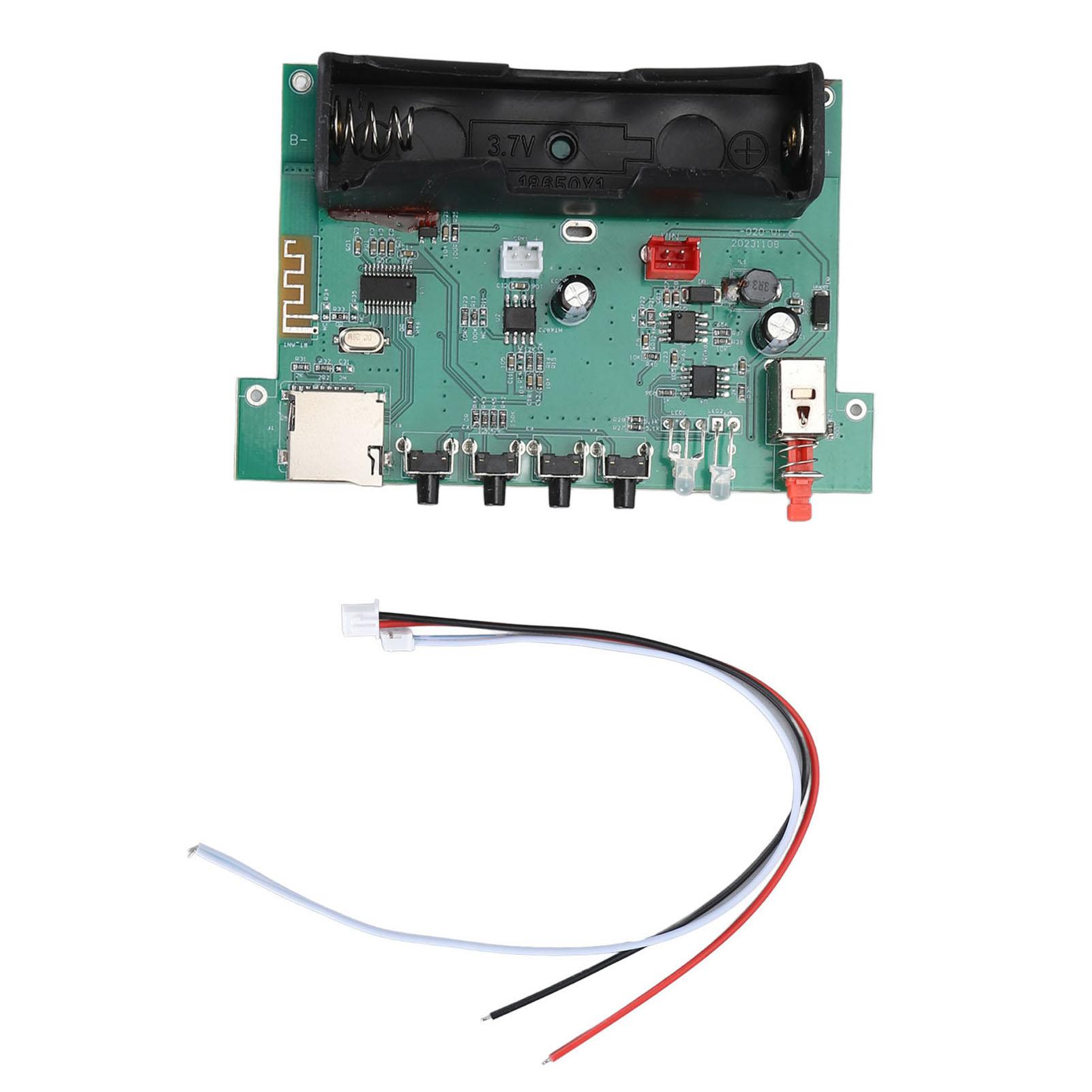 Bluetooth Sound Decoder Board Type C Solar Charging Multifunctional Stereo Receiver Module for DIY
Bluetooth Sound Decoder Board Type C Solar Charging Multifunctional Stereo Receiver Module for DIY