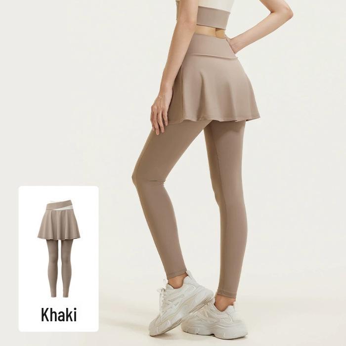 Women s High-Waist Color Block Yoga Pants: Faux Two-Piece, Anti-Exposure, Bare Feel, Butt-Lifting, Casual Sports Fitness Wear M хакі
Women s High-Waist Color Block Yoga Pants: Faux Two-Piece, Anti-Exposure, Bare Feel, Butt-Lifting, Casual Sports Fitness Wear M хакі