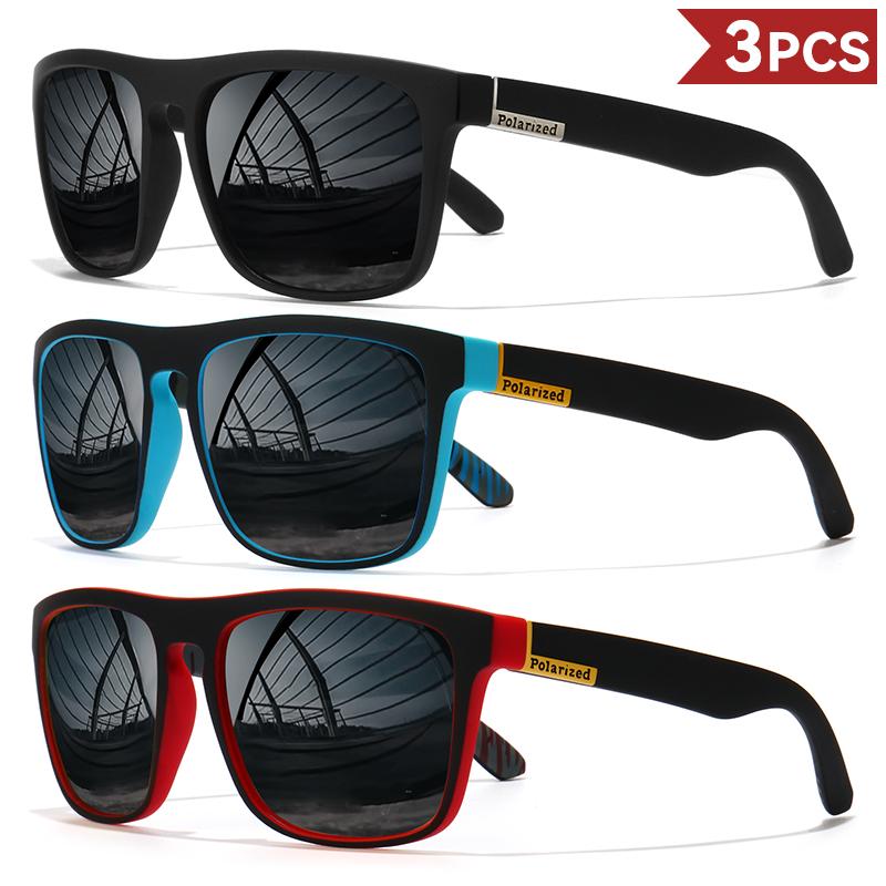 3-Piece Set, Men s Classic Polarized Sunglasses, Square Retro Driving Glasses Hiking, Fishing Outdoor Activities Sunglasses
3-Piece Set, Men s Classic Polarized Sunglasses, Square Retro Driving Glasses Hiking, Fishing Outdoor Activities Sunglasses