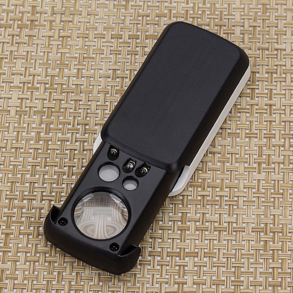 90X Reading High Magnification With LED UV Magnifying Glass Magnifier Acrylic Optical Lens Loupe
90X Reading High Magnification With LED UV Magnifying Glass Magnifier Acrylic Optical Lens Loupe